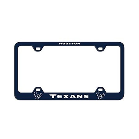 Fremont Die Consumer Products Inc Fremont Die 91963 Houston Texans Laser License Plate Frame 91963